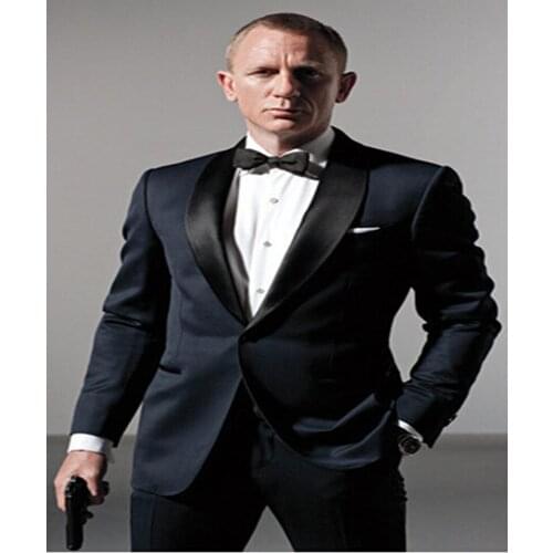 Blue blazer masculino slim fit mens suits wedding groom mens tuxedo costume homme Blazer for men trajes de novios para hombres