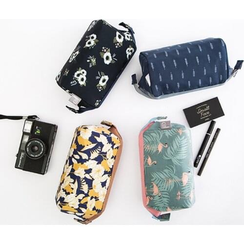 New Leopard Print Cosmetic Bag hand bag womens multifunctional travel storage bag