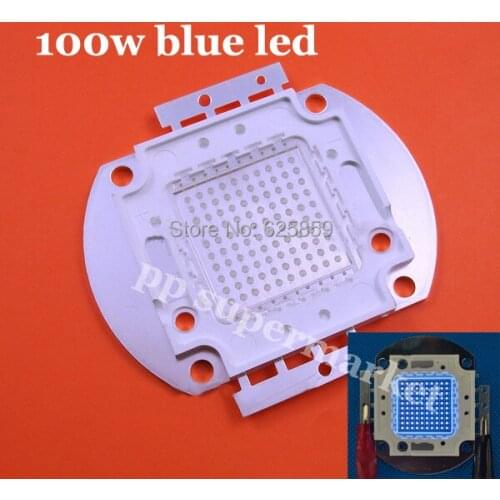 1pcs High Power LED Chip 100W Blue 460-465nm Light LED 100 W Watt Bulbs