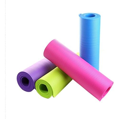 Utility 4MM EVA Yoga Mat Exercise Pad Thick Non-slip Folding Gym Fitness Yoga Mats Pilate Supplies Non-skid Floor Play 4 Colors