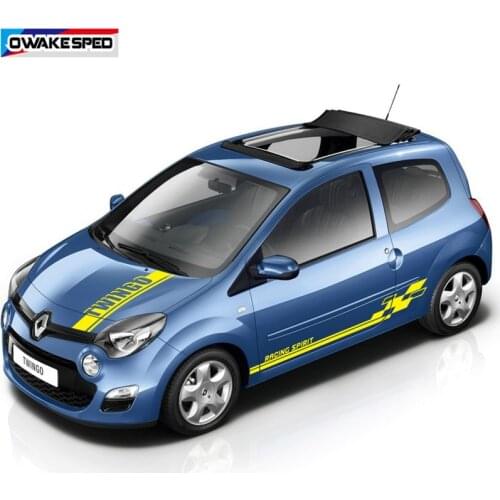1 Sets Car Whole Body Sticker For Renault-Twingo Racing Spirit Stripes Auto Hood Door Side Skirt Decor Vinyl Decals