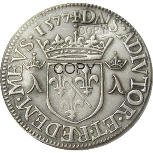 1577 France Silver Plated Copy Coins