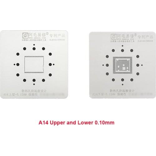 AMAOE CPU RAM Magnetic Reballing Platform A7 A13 A14 Reballing Kit With BGA Reballing Stencil