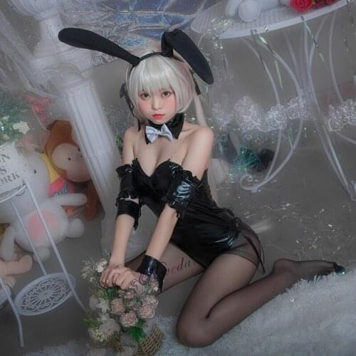 Anime Sakurajima Mai Cosplay Costume Halloween Party Women Black Sexy Jumpsuit Rascal Does Not Dream of Bunny Girl Senpai Cos