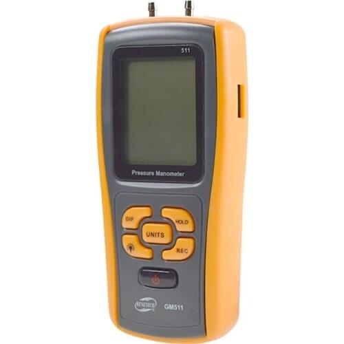 BENETECH GM511 Pressure Gauge Manometer Digital Manometer Gas Pressure Manometer For Pressure Measurement