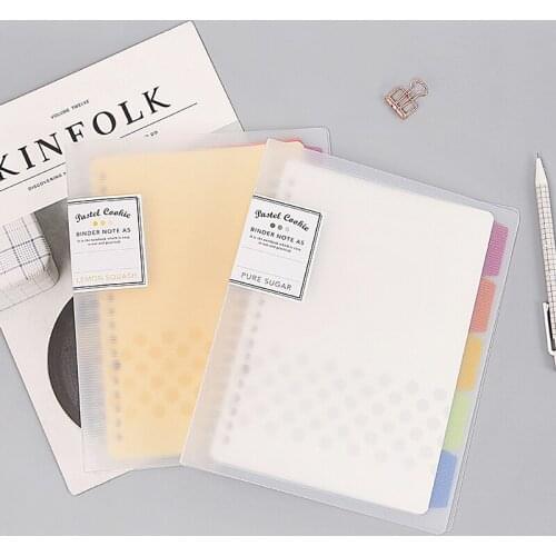 B5 A5 Notebook PVC Loose-Leaf Notebook Winding Notebook Colorful