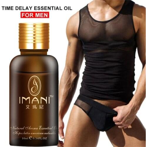 IMANI Time Delay Essential Oil for Men Upgraded Version External Use Enlargement Sexual Love Daily Lover Massage 10ML