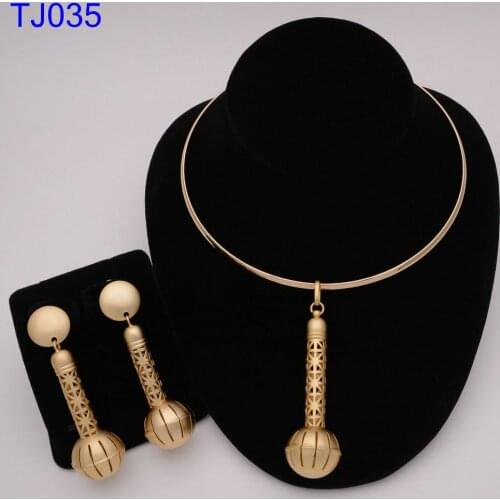 Fashion Jewelry Sets Women jewelry Nigerian Wedding Jewelry Gold color Jewelry Set jewelry gold plated jewelry