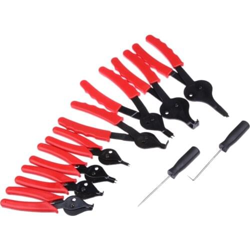 Snap Ring Plier Set 10Pcs Mechanic PRO Circlips w/Case Car Truck Motorcycle