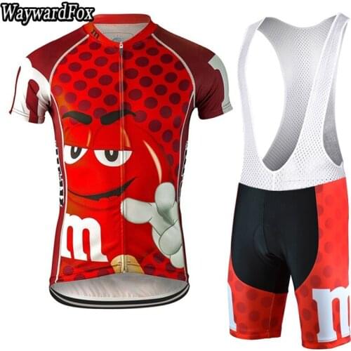 NEW Summer Mens Red cycling jersey Short Set Cycling Clothing Bib Lycra Shorts Bike Wear Kit gel pad Can be mixed size