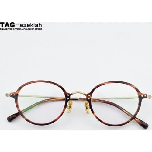 Glasses frame women men 2019 Vintage round optical glasses frame Myopia computer radiation protection Retro eyeglasses frames