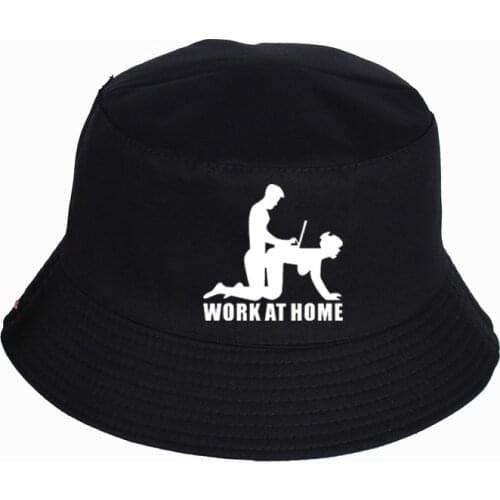 W WOKE AT HOME GEEK Print Hat Women Mens Panama Bucket Hat WOKE AT HOME GEEK LOGO Design Flat Sun Visor Fishing Fisherman Hat
