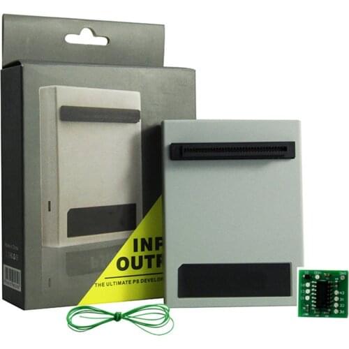 For PS1 Thick Gaming Console PSIO CD-ROM Free Optical Drive Simulator Game Card Reader with Switch Board for Sony PlayStation1