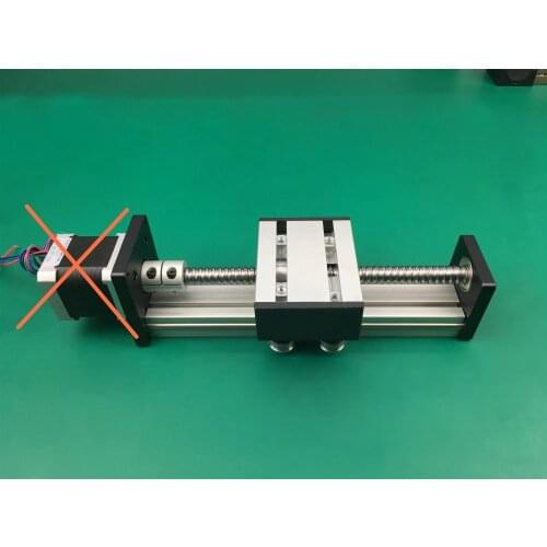 C7 Ballscrew 1204 1605 1610 Effective travel 200mm Linear Guide without Stepper Motor CNC Stage Linear Motion slide