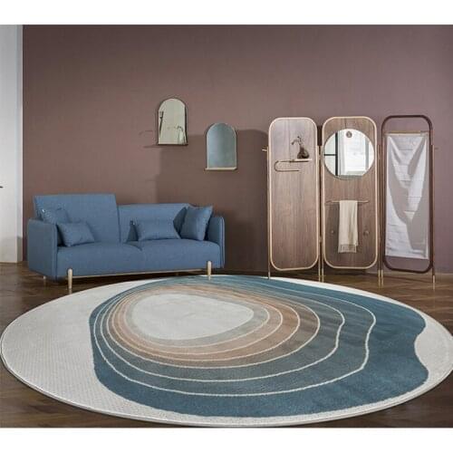 Modern Nordic Round Carpet For Living Room Home Bedroom Rugs And Carpets Chair Study/Dinning/Restaurant Mat Floor Carpet