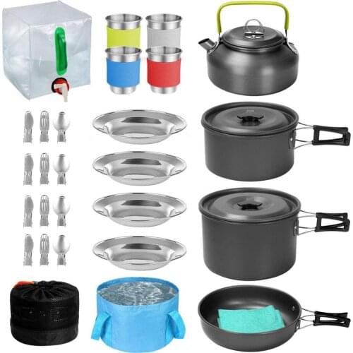 Outdoor Supplies Camping Cookware Set Outdoor Picnic Barbecue Portable Cookware Set
