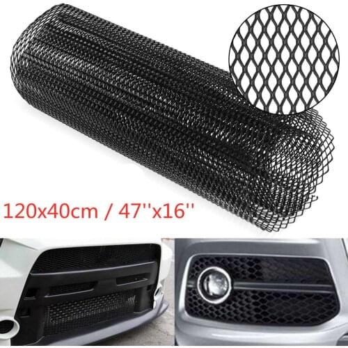 120x40cm Universal Aluminium Bumper Racing Grille Net Vent Race Fender Hood Vent Grille Net Car Tuning DIY Mesh Air Intake Net