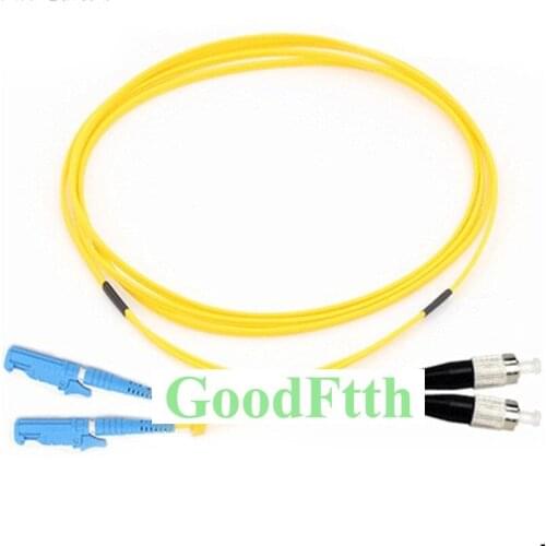 Fiber Patchcords Jumpers FC-E2000 E2000-FC UPC SM Duplex GoodFtth 1-15m 6PCS/LOT