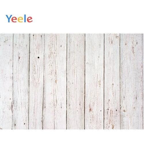 Yeele White Wooden Board Grunge Portrait Food Dessert Photography Backgrounds Customized Photographic Backdrops for Photo Studio