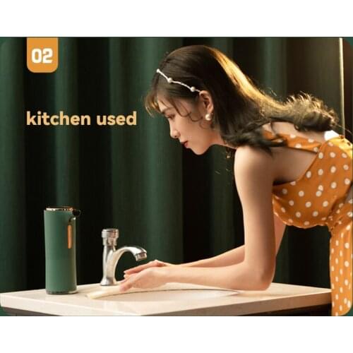 1PC Soap Dispenser Automatic Mobile Phone Intelligent Induction Charge Version Washing Hand Machine Household Supplies