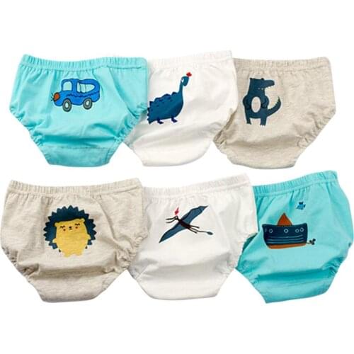 3Pcs/Sets Toddler Baby Boy Cartoon Training Cotton Panties Briefs Baby Underwear