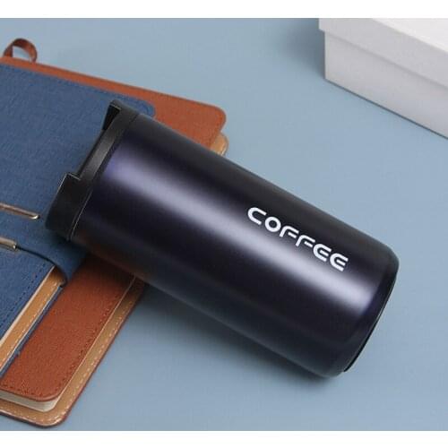 350ml/450ml Double Stainless Steel 304 Coffee Mug Leak-Proof Thermos Mug Travel Thermal Cup Thermosmug Water Bottle For Gifts