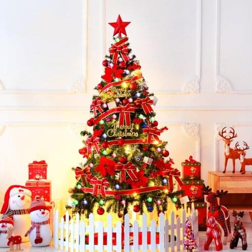 2.1m Large Christmas Tree with LED Light Artificial Christmas Tree for Indoor and Outdoor Christmas Party Holiday Decoration