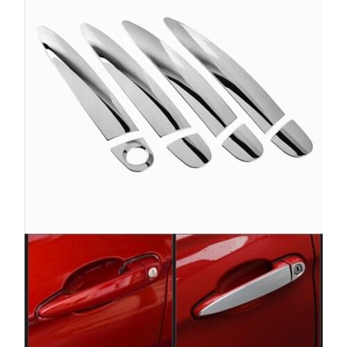 FUNDUOO For BMW 4 Series 2014 2015 2016 Stainless Steel Door Handle Cover Trim Sticker