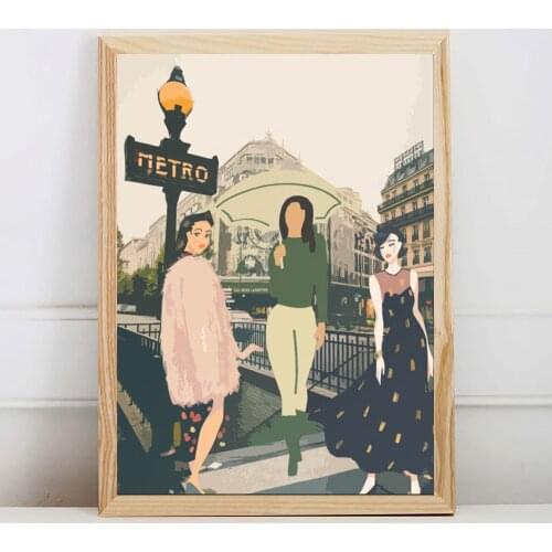 Feminist Nursery Art Swearing Gift Wall Canvas Painting Prints Girls Vintage Modern Retro Pictures Living Room Bedroom Wall Post