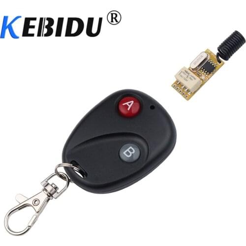 Kebidu Relay Wireless Switch Remote Control Adjustable Micro Receiver Power LED Lamp Controller Momentary Toggle Latched Newest
