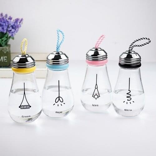 Creative Bulb Cups Christmas Decoration Ball Water Bottle Booze Filled Christmas Tree Ornaments Milk Juice Bulbs Water Bottle