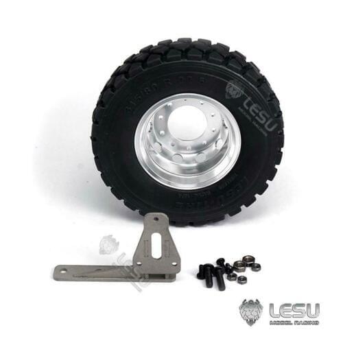 LESU 1/14 RC Spare Wheel Tyre Mount For TAMIYA Dumper Truck Hopper Model TH17173-SMT5