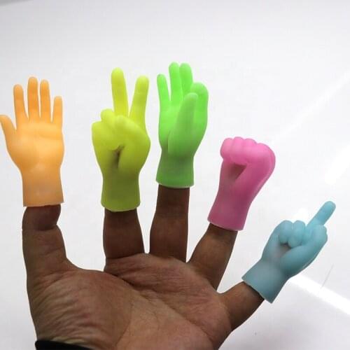 HOT selling Creative Finger Toys Cute Funny fidget toys Luminous toy Halloween Gift Toys Small Hand Tease the Cat Pet Toy