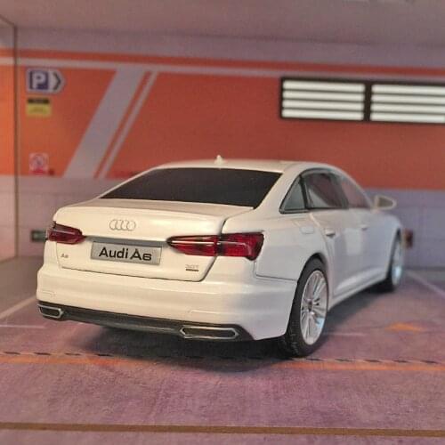 1:32 Audi A6 Car Model Decoration Childrens Toy Car Simulation Car Alloy Diecasts Car Model Metal Boy Birthday Gift Collection