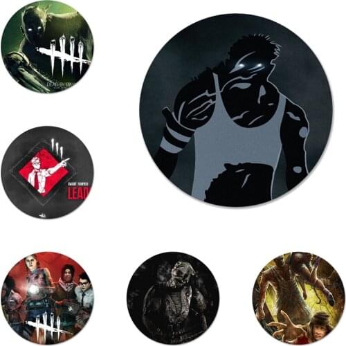 Fashion horror Dead by Daylight Icons Pins Badge Decoration Brooches Metal Badges For Clothes Backpack Decoration 58mm