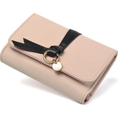 New Genuine Leather Wallet Women Wallets Female Leather Ladies Purse Short Coin Pocket Card Wallet For Woman Card Holder