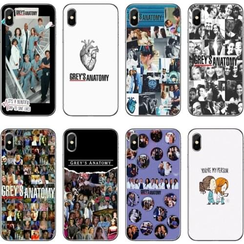 Greys Anatomy Transparent Phone Case For iPhone 12 11 Pro Max Mini XS Max XR X 8 7 Plus 6 6S Plus 5 5S SE 2020