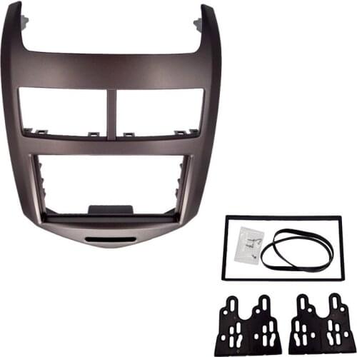 Radio DVD Stereo Panel Fascia for Chevrolet Aveo 2011+ CD Stereo Panel Dash Trim Surround CD Installation Kit