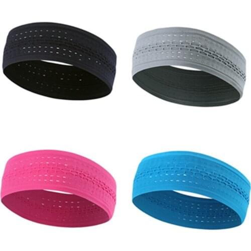 Sports Knitted Hairband Running Yoga Fitness Basketball Tennis Riding Breathable Sweatband