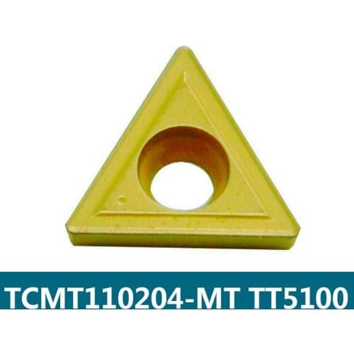 TCMT TCMT110204MT TT5100 16T304MT 110204MT 16T308MT Lathe Cutter Carbide Inserts Turning Tools Cutting CNC Blade Original