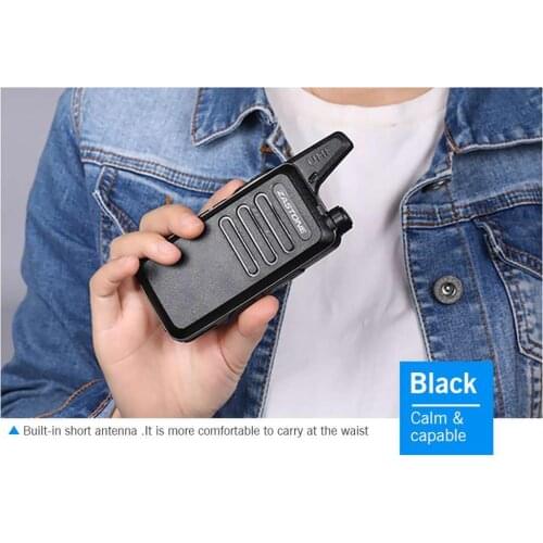 Adult Ultra-Thin Mini Remote Intercom Intercom, Built-In Battery, Rechargeable, Handheld Intercom, ZASTONE X6 Dual-Use Intercom