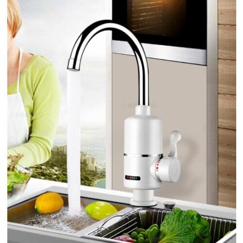Water Heater Tap Kitchen Faucet Instantaneous Water Heater Shower Instant Heaters Tankless Water Heating tap EU plug