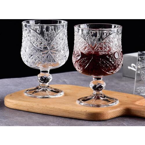 1pc Floor standing Coffee As Cup Set Mini Goblet Cup Crystal Looking Glass Cup Coffee And Sweet Presentation Water Liquor Cup