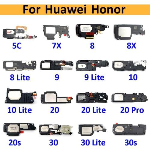 10Pcs/Lot, Loudspeaker For Huawei Honor 5C 7X 8x 8 9 10 20 30 Lite Pro 20s 30s Loud Speaker Buzzer Ringer Flex Parts