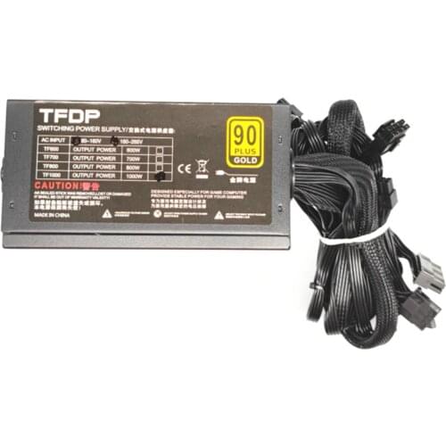 1000W Power supply for pc support dual CPU 110v 220v Power supply unit PSU for computer Source power Mining