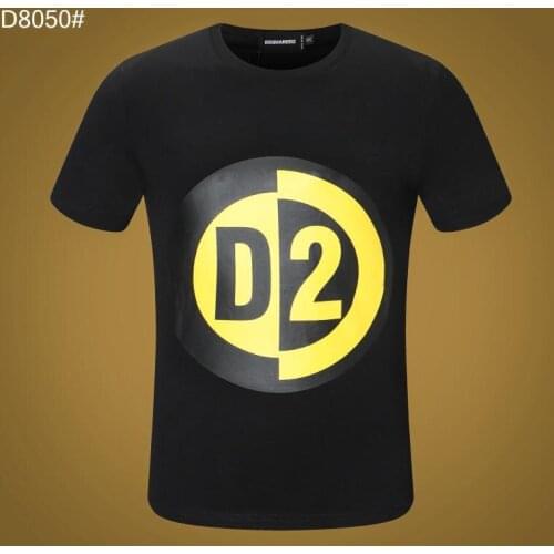 2021 CLASSIC D2 print short-sleeved T-shirt Dsquared2 male fashion trend summer tide woman tshirts casual tops 3xl