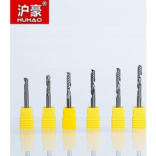 2pcs/lot 4mm Single Flute Spiral Cutter router bit CNC end mill For Acrylic carbide milling cutter tugster steel cnc tools