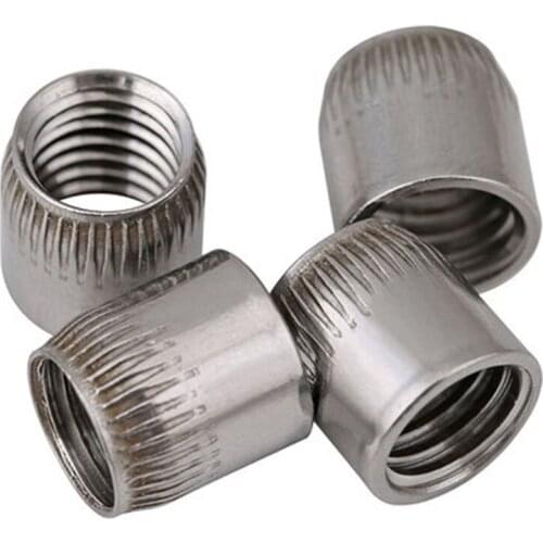 5pcs M6 M8 M10 M12 304 stainless steel conical nut conicals nuts expansion knurling implosion screw cap