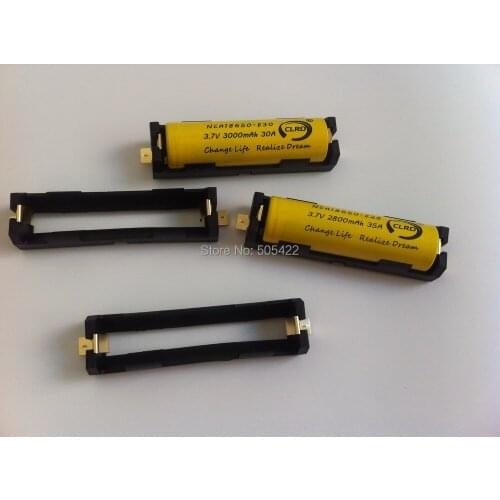 50PCS/LOT wholesale Single slot 18650 battery holder 18650 battery holder SMT/ SMD holder