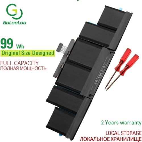 Golooloo 99Wh 11.26V A1417 Battery For Apple Macbook Pro 15" Inch A1398 Mid 2012 Early 2013 Retina MC975LL/A MC976LL/A MD831LL/A